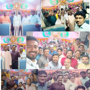 Pune Pulse Railway Pravasi Sangh Pimpri Chinchwad celebrate Dussera in Sinhagad Express
