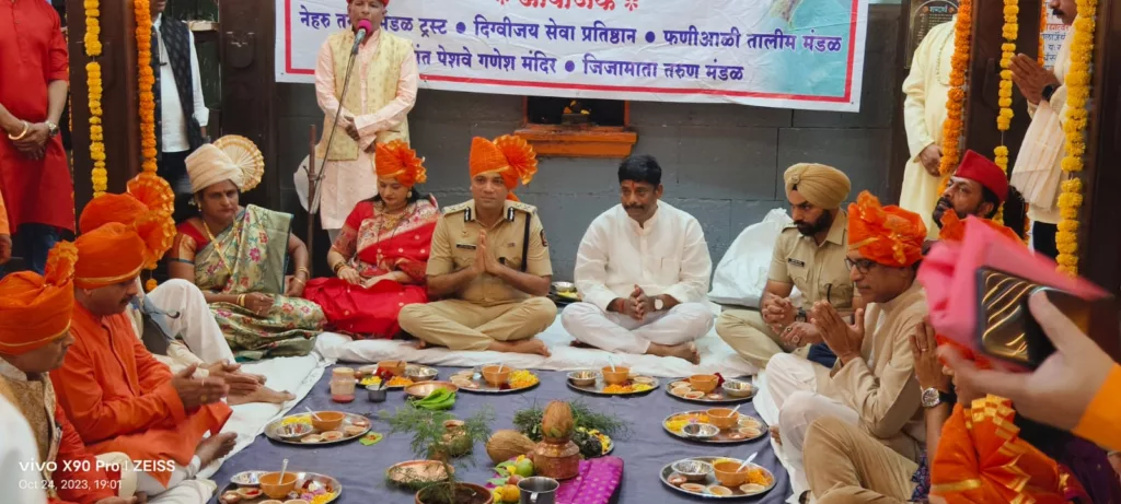 Shahi Dussehra Celebration Organized By Kasba Ganapati Chowk Shiv Jayanti Utsav Samiti