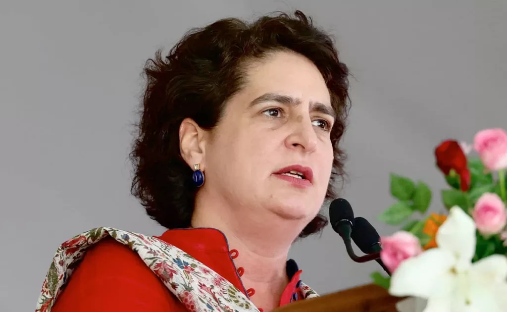 BJP lodges complaint against Priyanka Gandhi for making fraudulent remarks regarding PM Modi donating Rs 21 at temple 