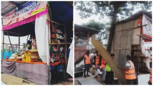 PMC removes unauthorized firecracker stalls on NIBM Road, Mohammadwadi - Pune Pulse