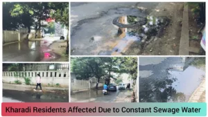 Kharadi residents troubled due to constant sewage water flowing on road - Pune Pulse