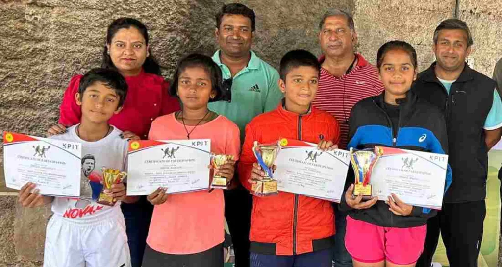 Pardeshi, Sawant lift titles at PMDTA Ranking ITA Trophy Bronze Series boys and girls under 12 group tennis tournament 