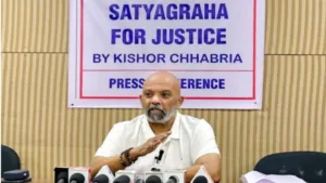 Kishor Chhabria Renews Satyagraha Movement for Justice in Rs 90 Crore Fraud Case Involving Leading Banks