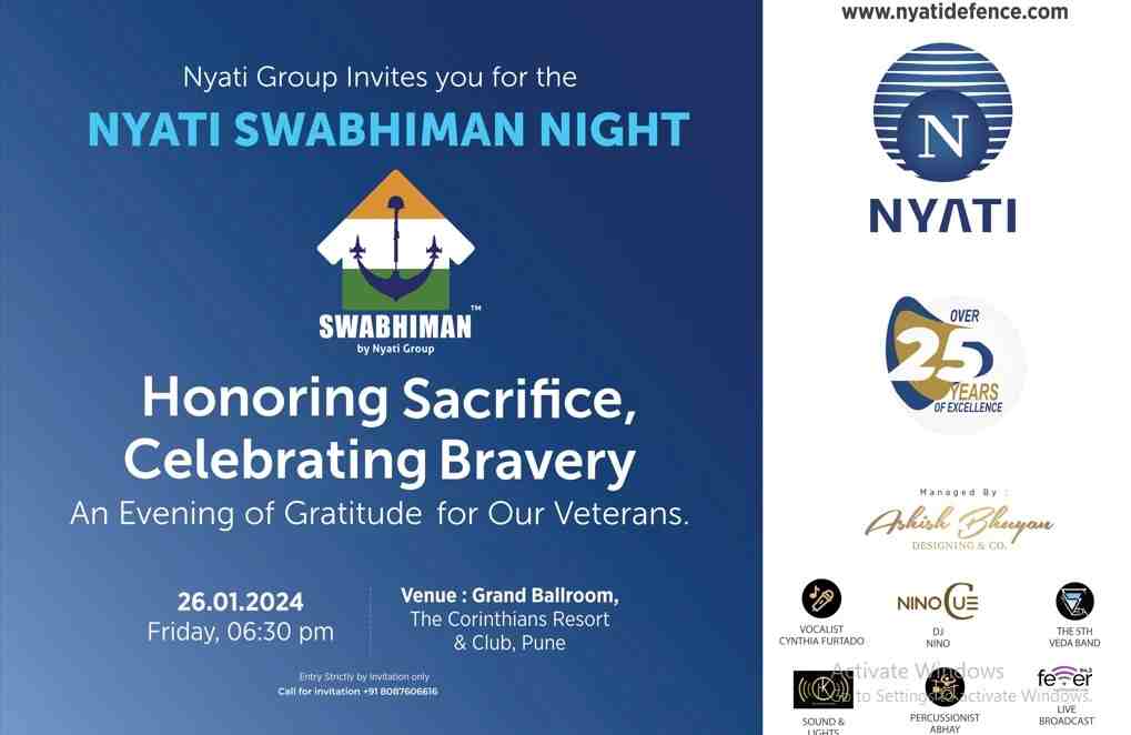 Pune : Swabhiman Night by Nyati Group on January 26 to honour brave sacrifices made by armed forces
