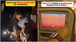 Viral Video : Passenger pays Rs 4.5 lakh for Air India flight tickets, gets broken seats!