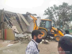 PCMC removes encroachments in Wakad; Around 1.5 Lakh sq ft area cleared