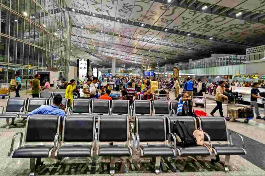 Flyers arriving early have to wait outside Kolkata airport