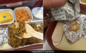 In-flight Mishap: Woman Orders Veg Meal, Receives Chicken Pieces – Air India Swiftly Addresses Incident