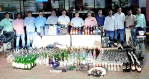Pune : State Excise Dept raids illegal scotch factory in Katraj area