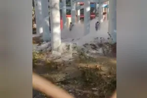 Pune : Residents Furious as PMC Water Tank in Viman Nagar Leads To Massive Leak, Demand Swift Action From PMC