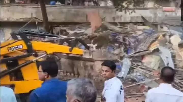 Maha govt razes illegal structures after stone-pelting incident during Ram Mandir rally in Mumbai
