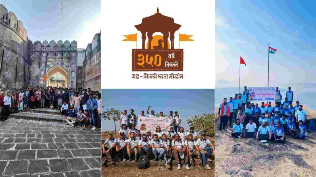 Trekking organization waves tricolor & saffron flags at over 350 forts in Maharashtra & Karnataka