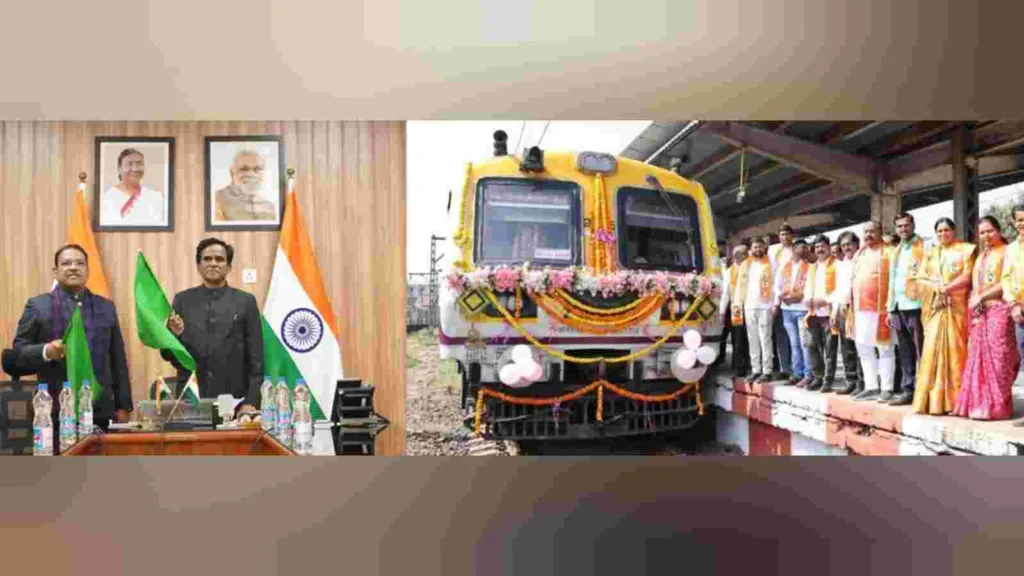 Pune : New EMU local train between Lonavala and Shivaji Nagar flagged off today