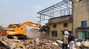 PCMC demolishes unauthorised construction of 2 lakh square feet