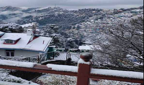 Himachal: Residents cheer first major white snowfall, avalanche alert