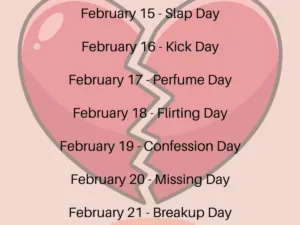 Anti-Valentine Week 2024 Slap Day to Flirt Day. Know all about these days.