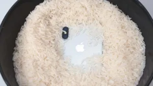 Don't use Rice bags for wet iPhones
