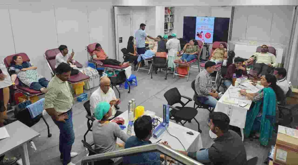Pune: Blood donation camp organized by 'Sustainability Initiatives Trust'