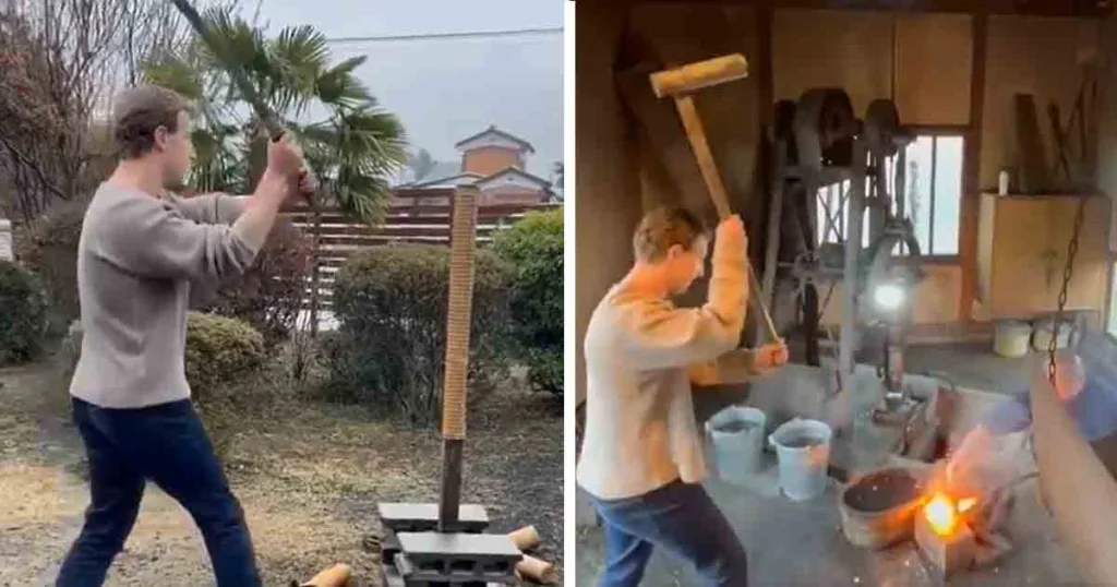 Mark Zuckerberg's tour from sword making in Japan to headsets in Seoul and Ambani's wedding in India