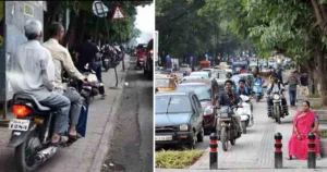 Traffic Woes in Pune Escalate as Two-Wheelers and Auto-Rickshaws Take Over Footpaths To Escape Congestion