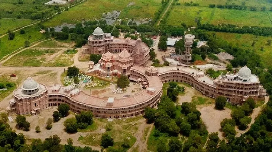 World's First 'Om' Shaped Temple Takes Form in Rajasthan's Pali District