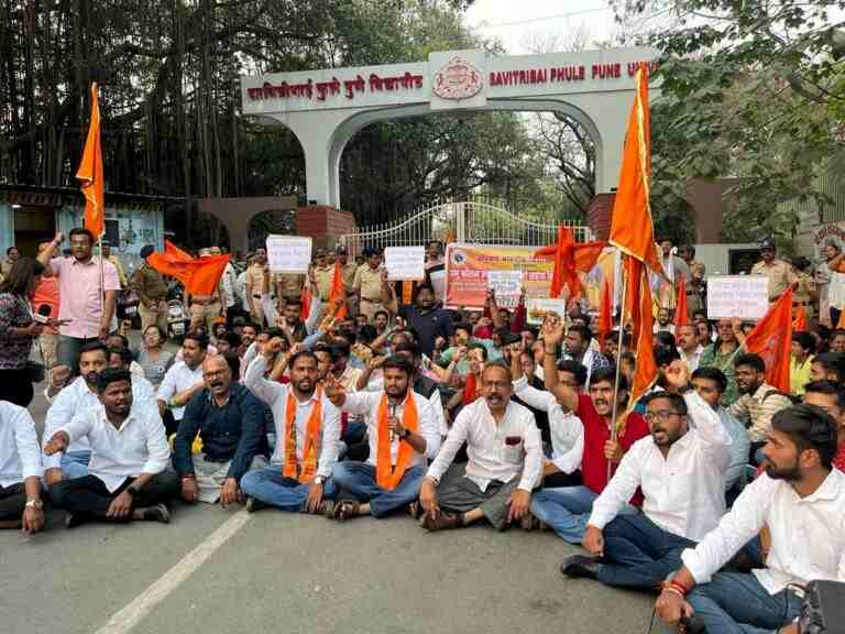 Pune University morcha: 50 ABVP workers booked by Chatushrungi Police
