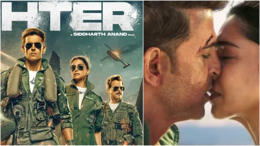 IAF officer sues Fighter movie for controversial kissing scene; Issues legal notice