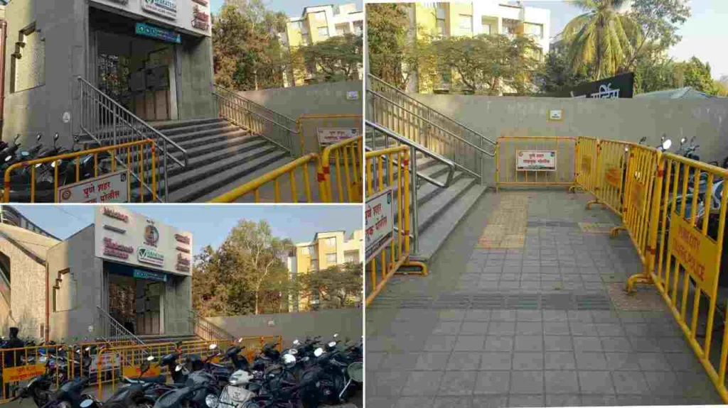 Pune: Nal Stop Metro Station Overcomes Parking Woes with Barricade Solution