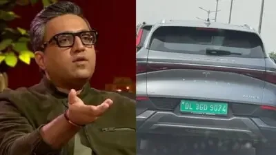 Ashneer Grover spotlights 'Cross-Breed' Tesla in Delhi; netizens reacts