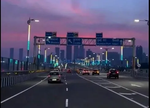‘Fine piece of engineering’: Anand Mahindra goes for a drive on Atal Setu
