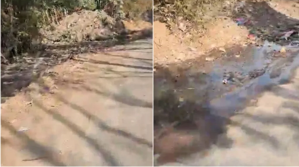 Pune : Continuous flow of toxic water troubles Mahalunge residents; Demand urgent action