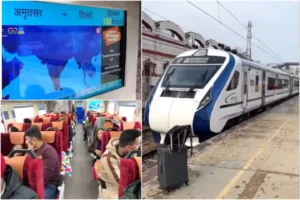 Video : Passenger shares experience of travelling in Jalandhar to Delhi Vande Bharat Express