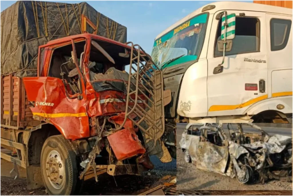 Shocking: 3 vehicles collide in a fatal accident on Pune-Nashik highway; 3 people dead on spot
