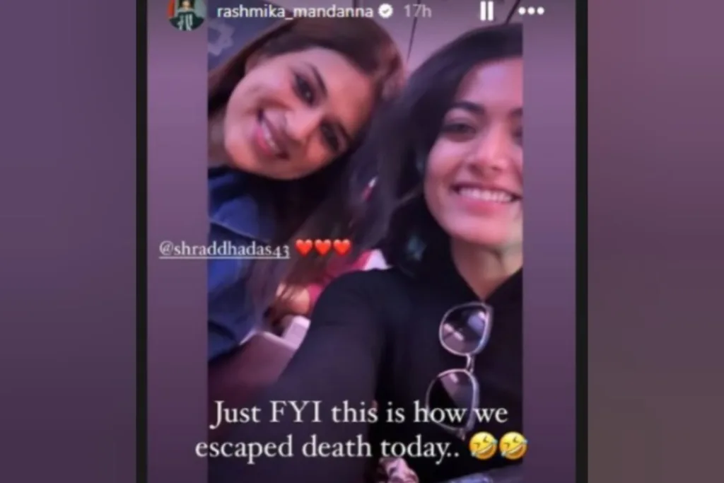 Rashmika Mandanna's Close Call: An Emergency Landing Amidst the Shadows of Death