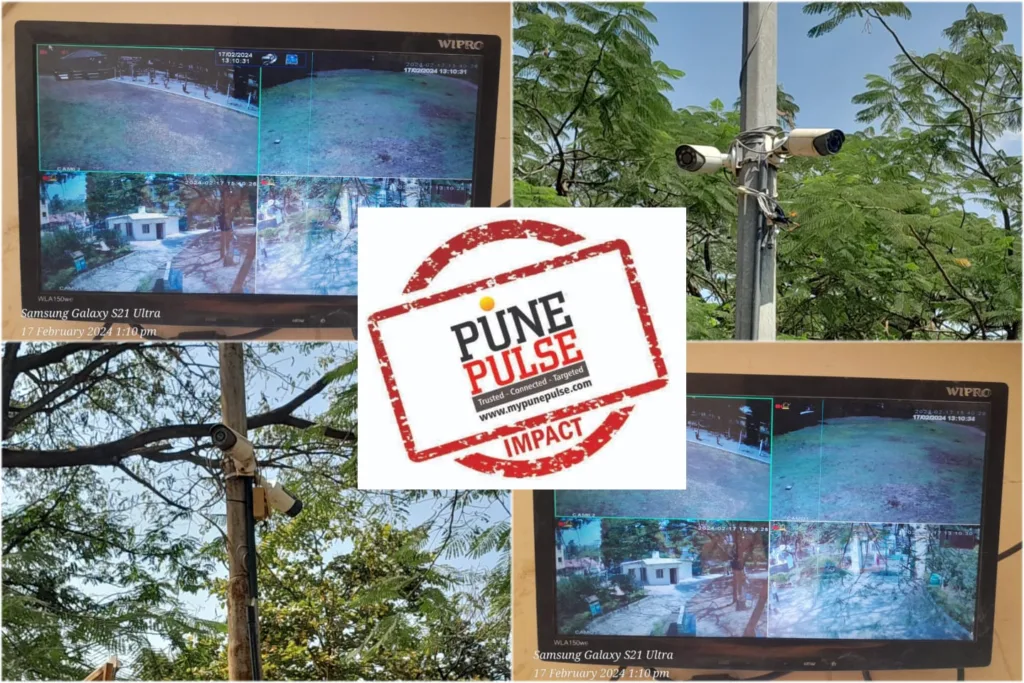 Dhanori Garden's CCTV Cameras Fully Operational After Pune Pulse Reports