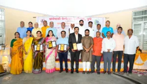 Pune : Balewadi Welfare Federation Citizens Award 2024 Honors Shamsundar Kulkarni, Sheetal Berge, Prashant Sardesai, and Ashwini Mudaye