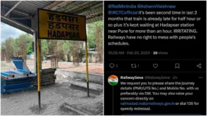 Hadapsar Station Halt Causes Delays and Frustration for Pune Commuters