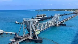 India's New Pamban Railway Bridge Ready to Open, Country's First Vertical Lift Bridge Connecting Mandapam Mainland to Rameswaram Island