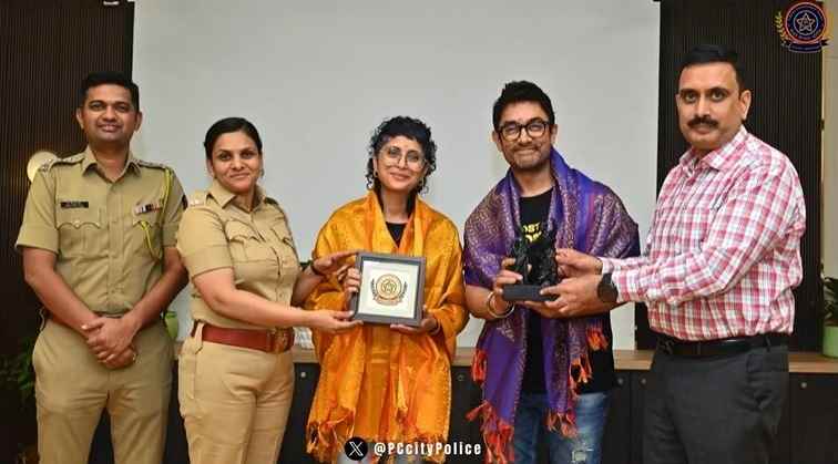 Pimpri Chinchwad Police interact with actor Aamir Khan & Kiran Rao about Disha Initiative For Welfare of underprivileged kids