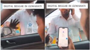 Beggar in Guwahati Uses PhonePe for Digital Transactions