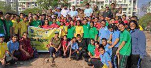 Pune : Anandvan Foundation Holds Mega Tree Plantation Drive At Reserve Forest In Wanowrie In a bid to restore the natural habitat near Forest Colony, the Anandvan Foundation has initiated Anandvan 7, a project aimed at planting and nurturing native plants. The foundation, in collaboration with neighboring societies and the Pune forest department, kicked off the initiative on International Forest Day. Over 350 participants, including forest officials, college and school students, neighborhood societies, and volunteers from the Anandvan Foundation, gathered to mark the occasion. Key figures present at the event included Chief Conservator of Forest N.R. Praveen (IFS), Deputy Conservator of Forest Mahadev Mohite (IFS), Assistant Conservator of Forest Asutosh Shengde, and Range Forest Officer Suresh Varak. Their presence underscored the importance of this collaborative effort in preserving and enhancing the local ecosystem. Anandvan 7 promises to be a significant step towards sustainable environmental stewardship in the region.