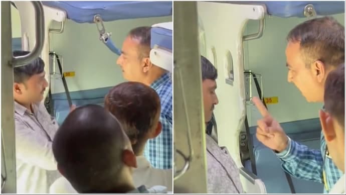 Indian Railways reacts to viral video of passengers fighting over luggage space on train