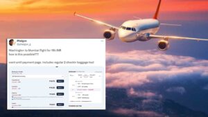 Man discovers US To Mumbai flight For Rs. 19,000; Internet reacts