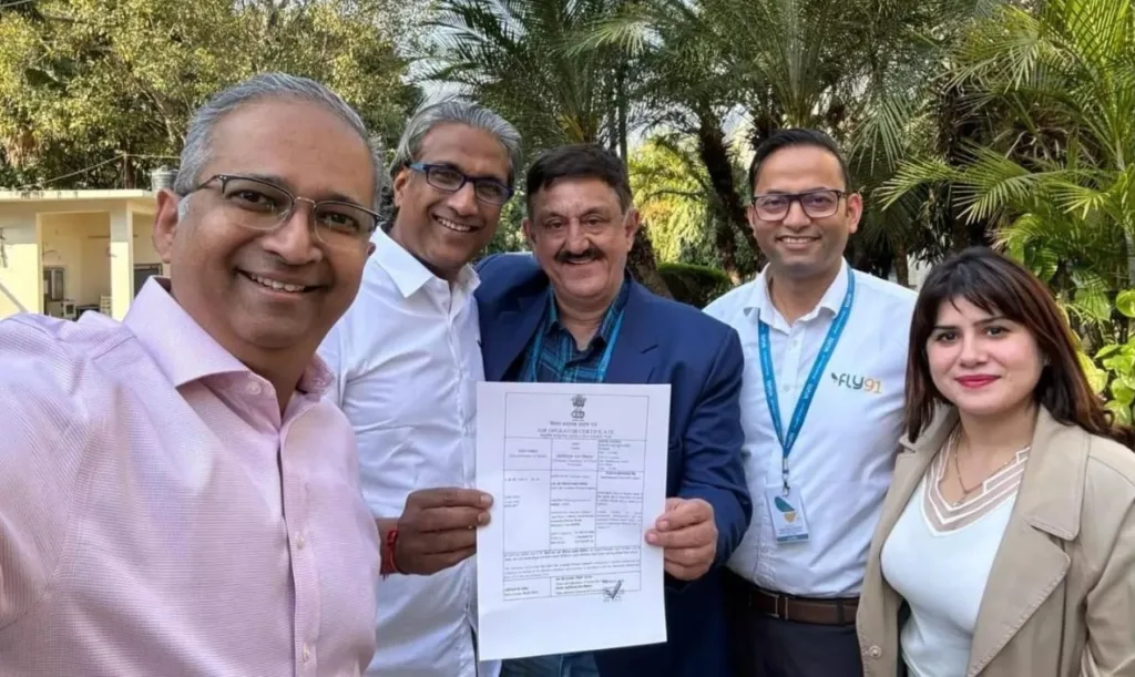 Manoj Chacko's FLY91 gets air operator’s certificate, to start flights soon