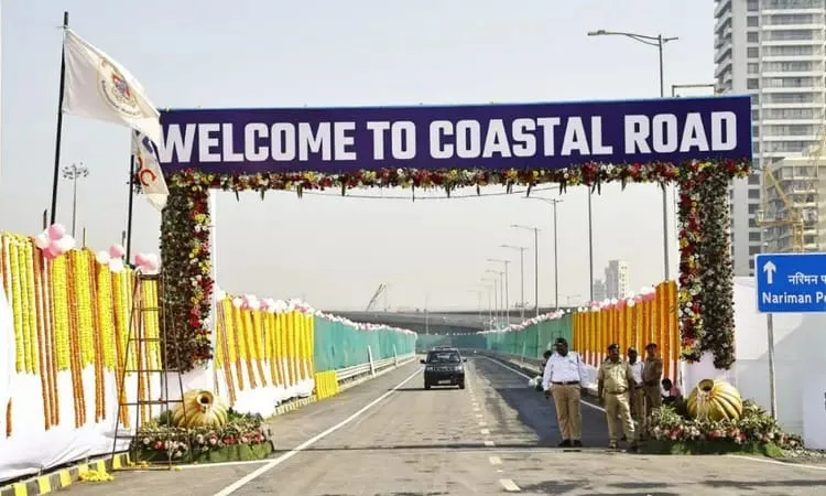Mumbai Coastal Road November 2023 Progress | Haji Ali & Amarson Interchange  - YouTube