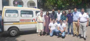 Pune Round Table India 105 donates Sadhu Vaswani Mission Medical Complex with new ambulance