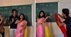 Teacher dancing to item song inside classroom sparks debate, Watch Video