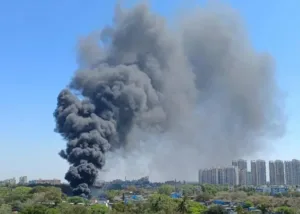 Pimpri Chinchwad fire incident: Rs 10 lakh fine imposed on land owner for burning industrial waste