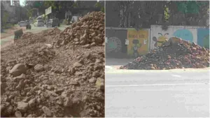 Pune : Road work begins on NIBM Undri road near Palace Orchards society