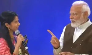 Watch: PM Modi's Playful Banter with Singer Maithili Thakur Goes Viral at National Creators Awards